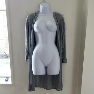 casual grey cardigan